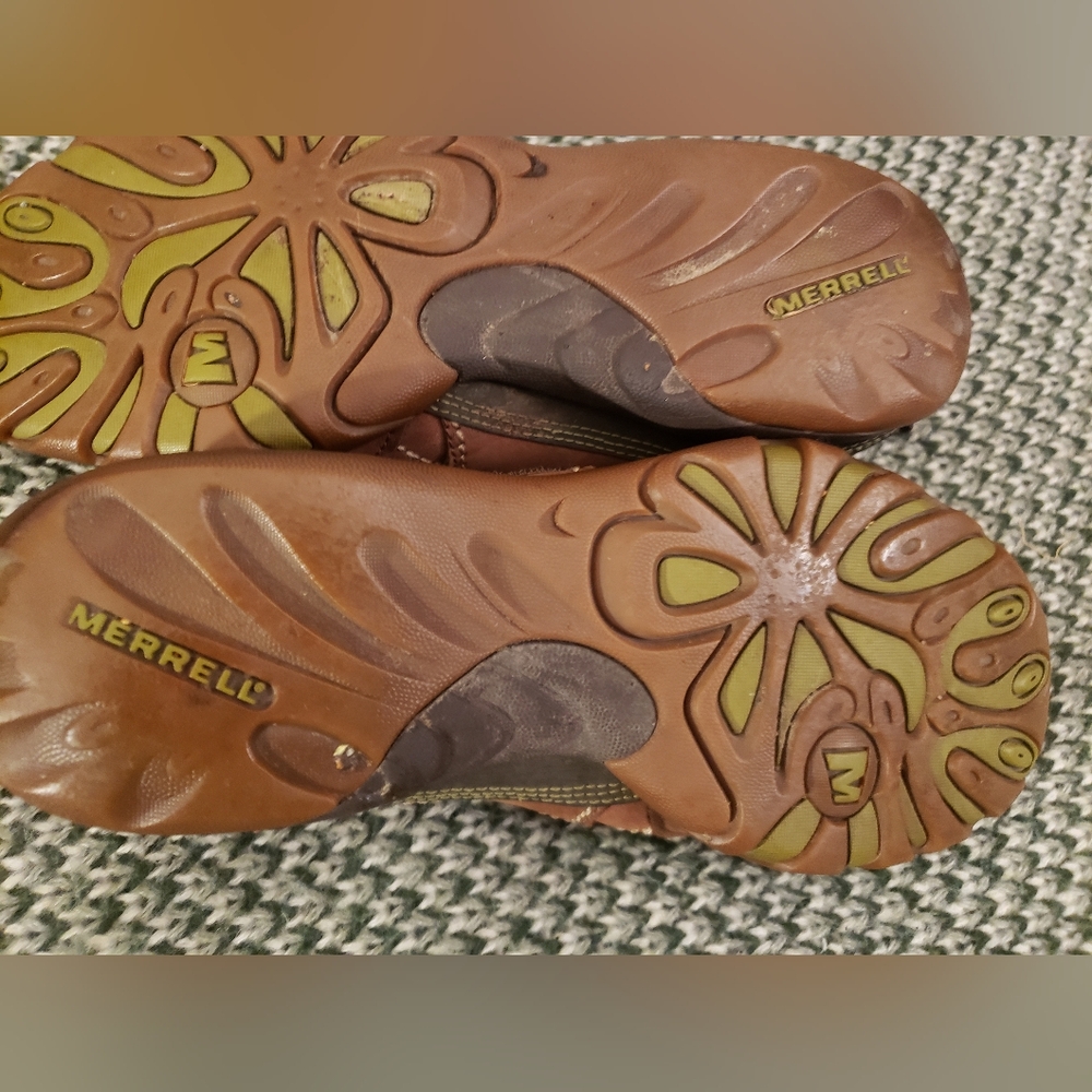 FINAL PRICE DROP Like New Merrell Mimosa Emme Mary Janes - Cocoa Size 7.5 - Picture 14 of 15